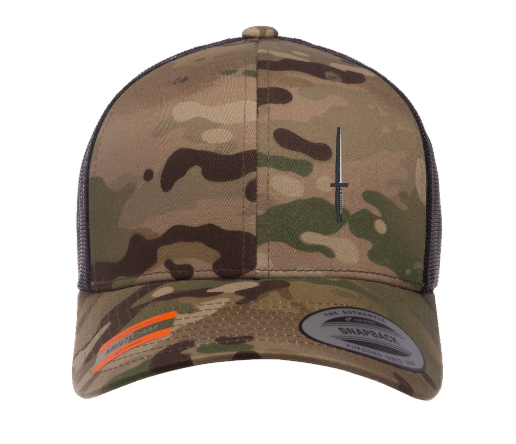 Bestickte Flexfit Yupong Cap Commando Dagger