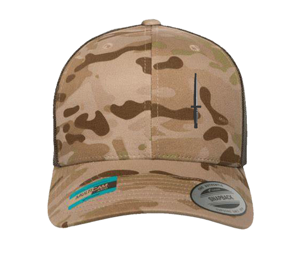 Bestickte Flexfit Yupong Cap Commando Dagger
