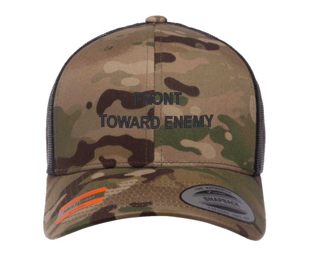 Embroidered Flexfit Yupong Cap Claymore front towards enemy