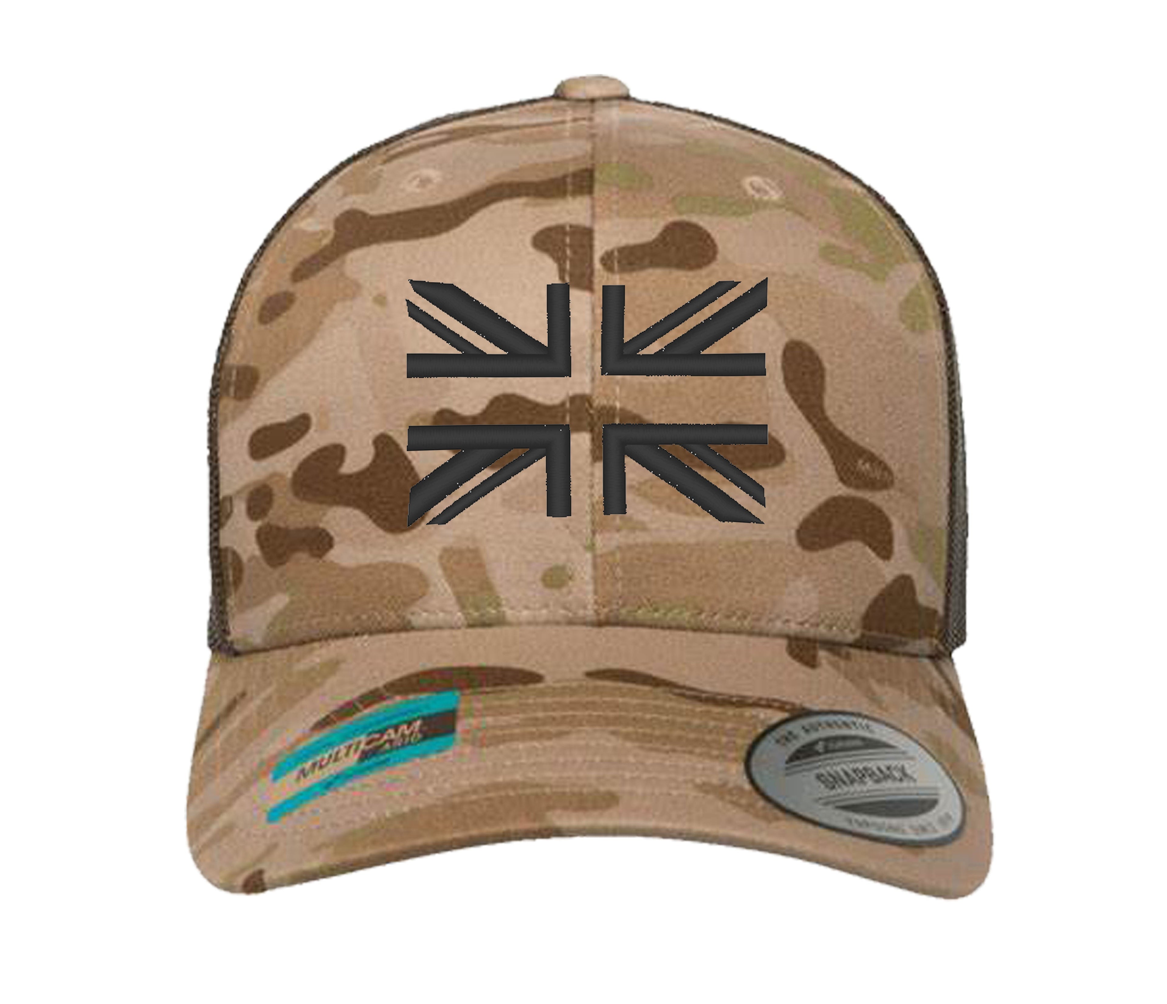 Embroidered Flexfit Yupong Cap Union Flag v2