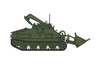 Armoured Fighting Vehicle AFV Combat Engineer Tractor / CET Embroidered Design - Choose your Garment