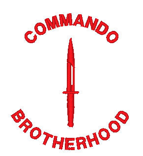 Commando Brotherhood - Gesticktes Design - Wähle dein Kleidungsstück