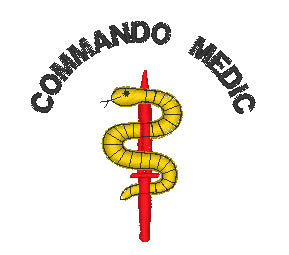 Commando Medic   - Embroidered Design - Choose your Garment