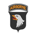 101. Luftlandedivision (Screaming Eagles) US Army - Gesticktes Design - Wähle dein Kleidungsstück