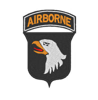 101st Airborne Division (screaming eagles) US Army - Embroidered Design - Choose your Garment