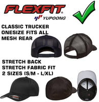 Embroidered Flexfit Yupong Cap Blackbeard Flag Baseball Cap (Edward Teach)