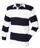 Embroidered - Stripe Long Sleeve Rugby Shirt