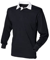 Embroidered - Plain Long Sleeve Rugby Shirt