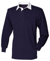 Embroidered - Plain Long Sleeve Rugby Shirt