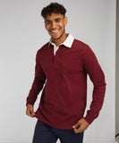 Embroidered - Plain Long Sleeve Rugby Shirt