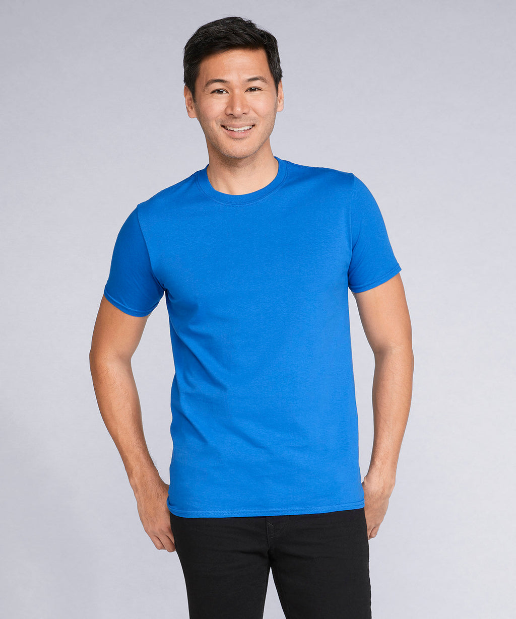Bestickt - Ringgesponnenes T-Shirt aus Baumwolle für Erwachsene