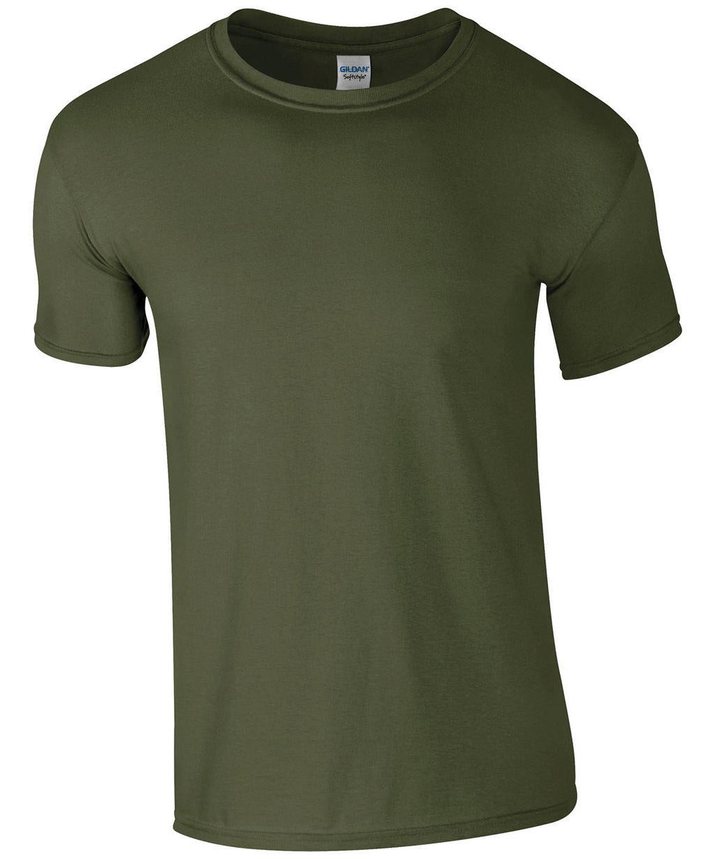 Bestickt - Ringgesponnenes T-Shirt aus Baumwolle für Erwachsene