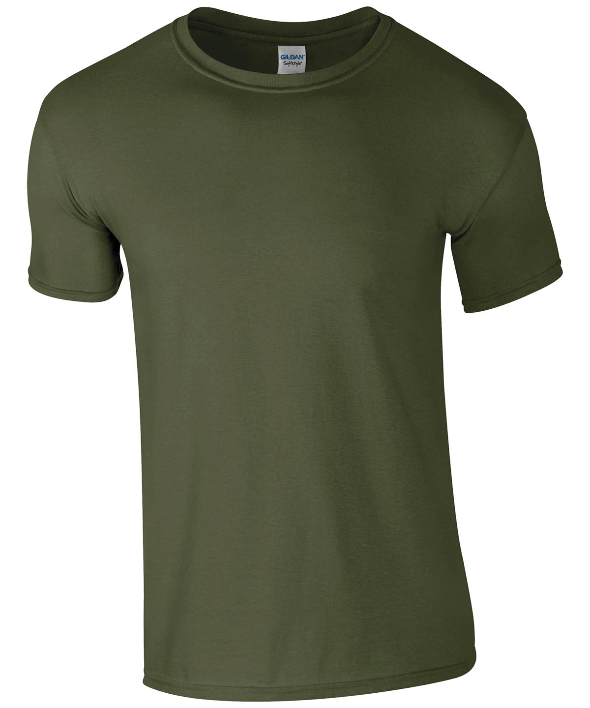 Bestickt - Ringgesponnenes T-Shirt aus Baumwolle für Erwachsene