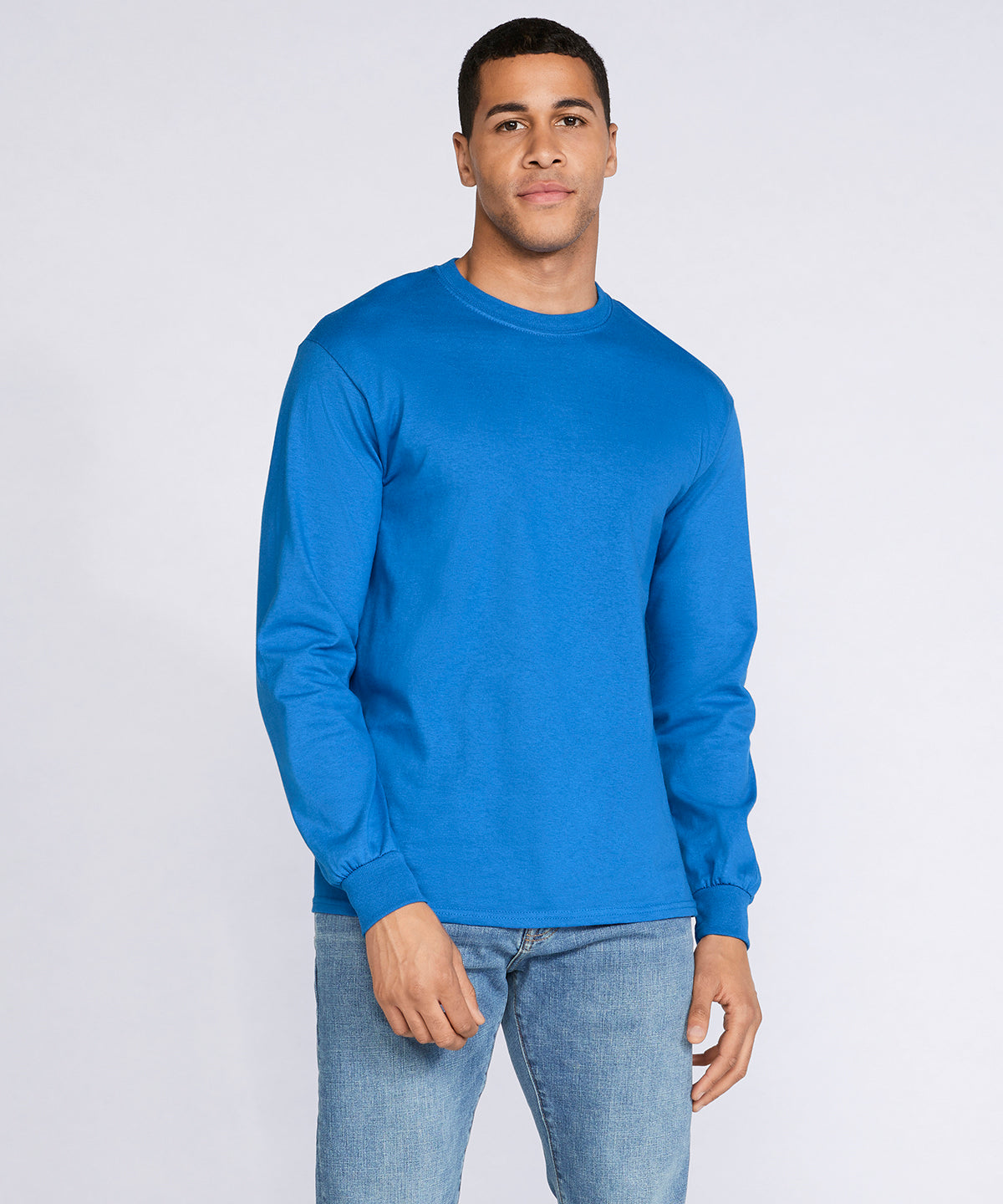 Embroidered - Adult Cotton Long Sleeve ringspun t-shirt