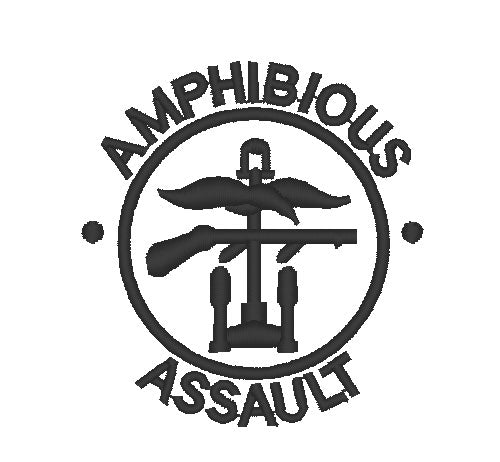 Amphibious Assault / Combined Ops - Embroidered Design - Choose your Garment