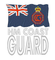 HM CoastGuard (v3)  - Embroidered - Choose your Garment