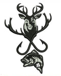 Jagd- / Angel- / Schießsaison - Gesticktes Logo / Design / Motiv - Wähle dein Kleidungsstück