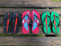 Printed Flip Flops - Commando Dagger