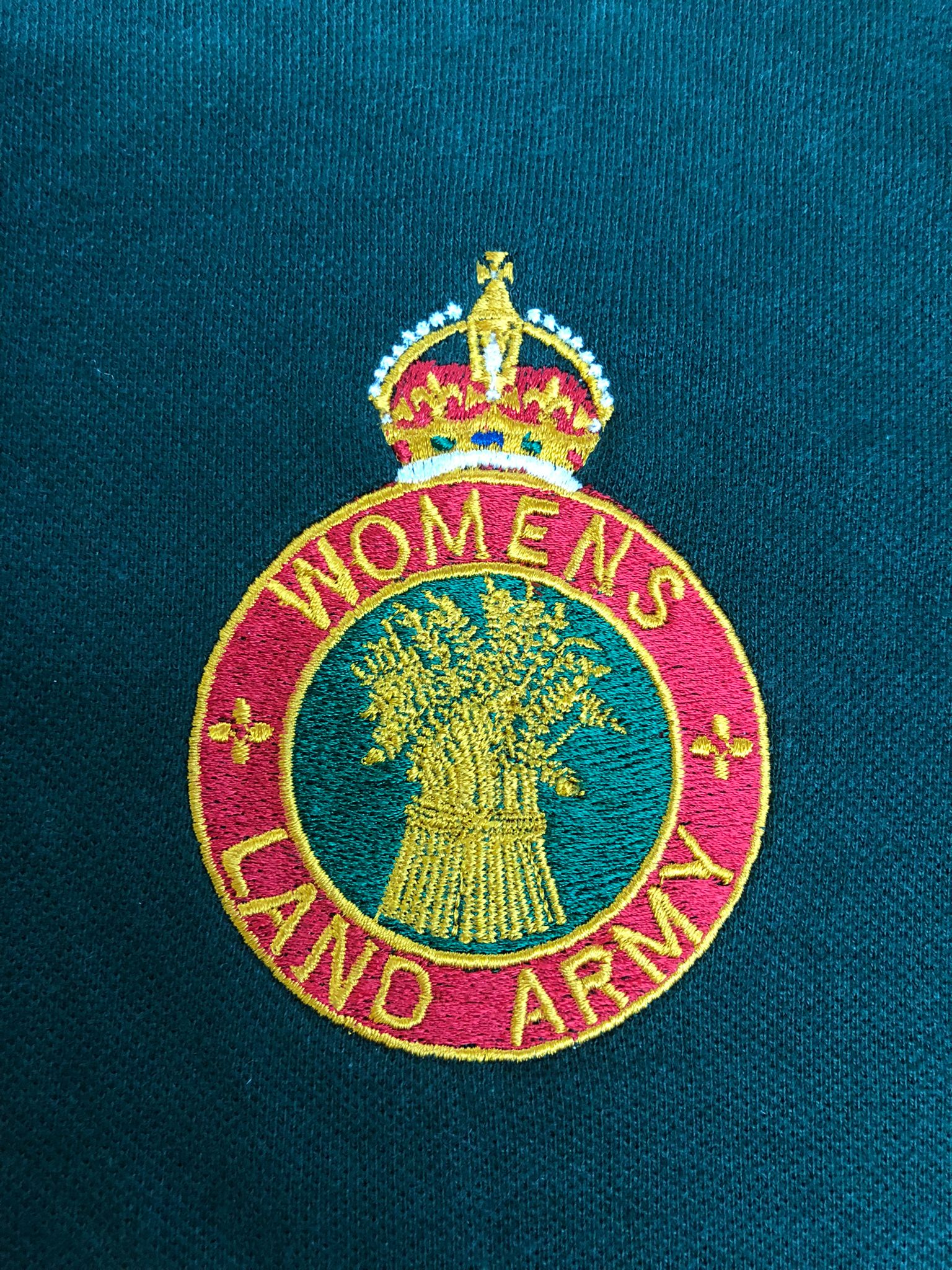 WW2 Womens Land Army (WLA) – Gesticktes Design – Wähle dein Kleidungsstück