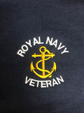 Royal Navy Veteran - Embroidered Design - Choose your Garment