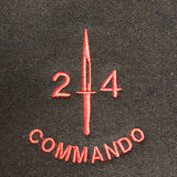 24 Commando RE - Embroidered Design - Choose your Garment