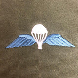 Airborne British Parachutist Wings  - Embroidered - Choose your Garment