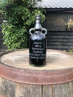 Engraved Bottle of The Black Spiced Rum 70cl - Upload your own design