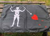 Blackbeard printed Flag