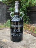 Engraved Bottle of The Black Spiced Rum 70cl - Upload your own design