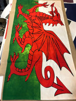 Welsh Flag (Welsh Dragon) - Fully Printed Towel - Choose your size