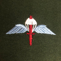 Parachute Wings with Commando Dagger - Embroidered - Choose your Garment