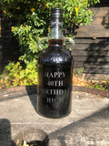 Engraved Bottle of The Black Spiced Rum 70cl - Upload your own design