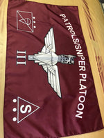 Sniper / Patrols Platoon Parachute Regiment Printed Flag