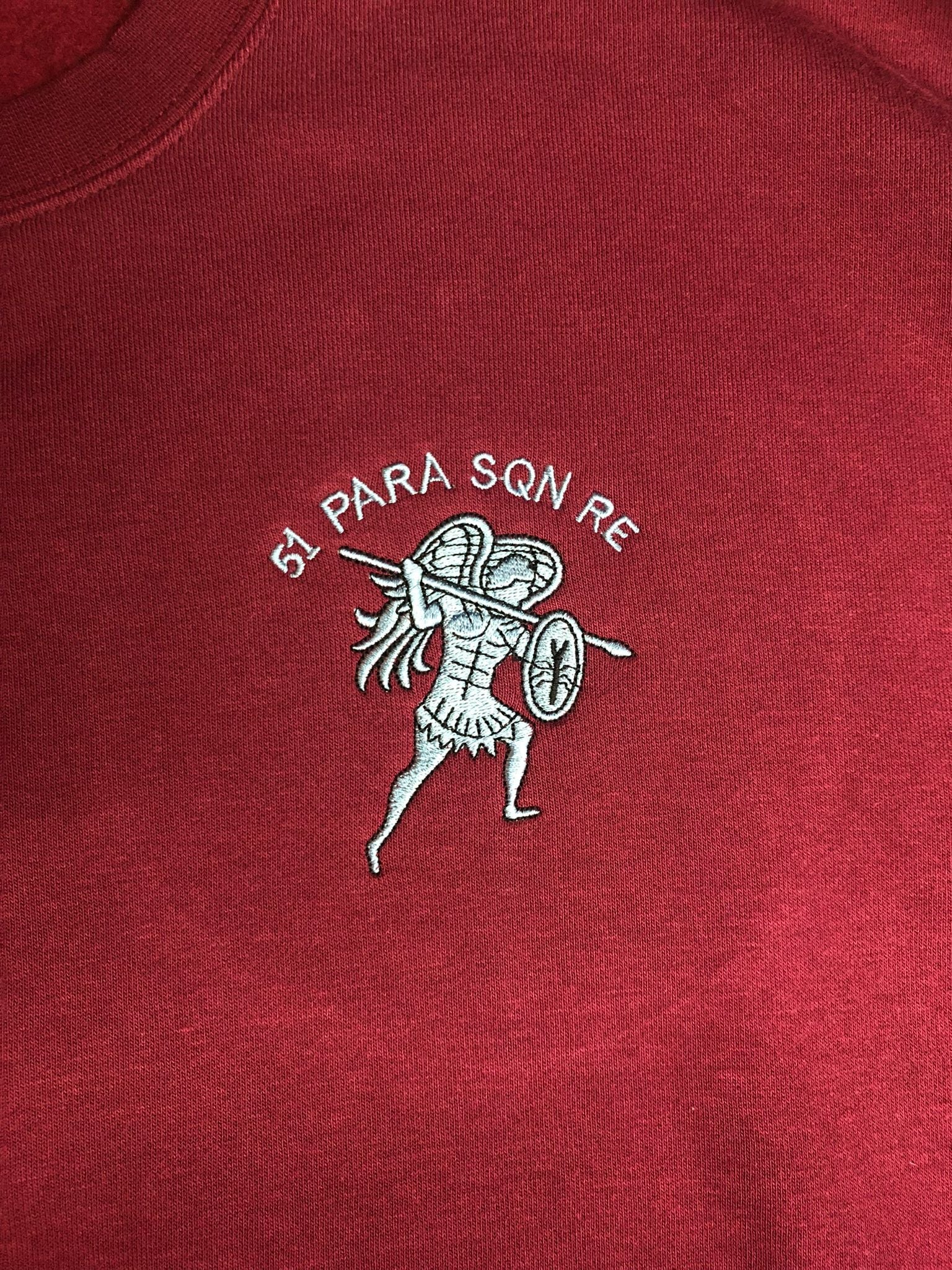 51 Para Sqn RE, 23 Engineer Regiment (v2) – Gesticktes Design – Wähle dein Kleidungsstück