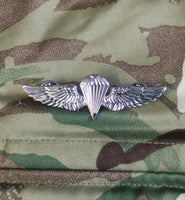 USA USMC Navy 'Silver' American parachutist jump wings para airborne metal pin brooch