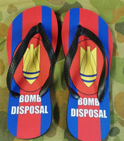 Printed Flip Flops -  RE Sapper / EOD / Bomb Disposal