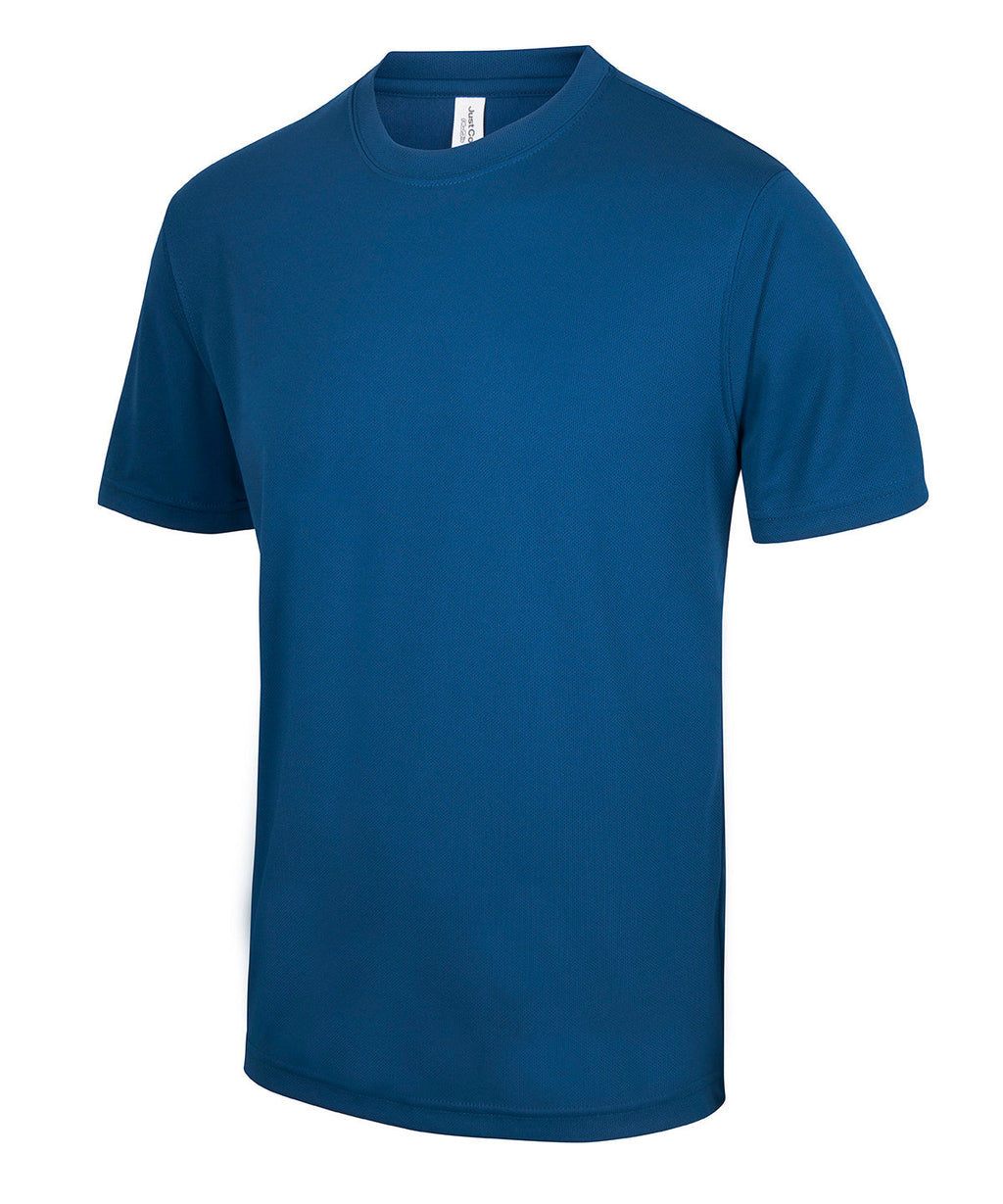 Besticktes Just Cool Feuchtigkeitsableitendes Sport-T-Shirt für Erwachsene