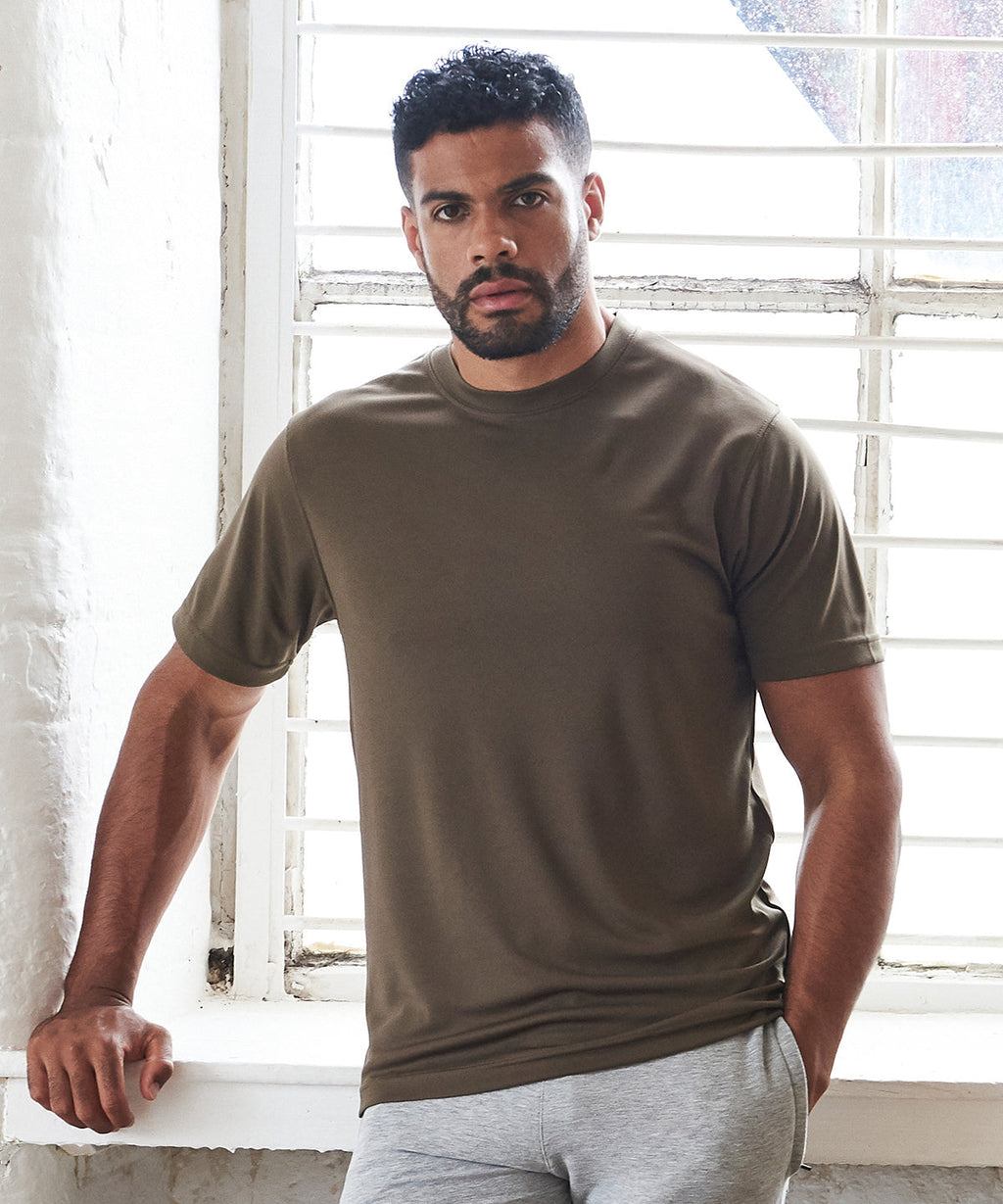 Besticktes Just Cool Feuchtigkeitsableitendes Sport-T-Shirt für Erwachsene