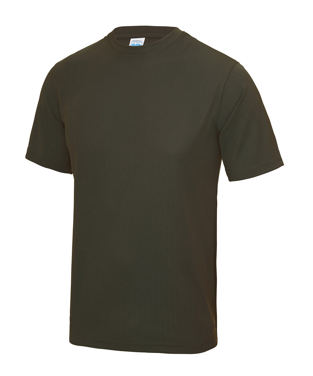 Besticktes Just Cool Feuchtigkeitsableitendes Sport-T-Shirt für Erwachsene