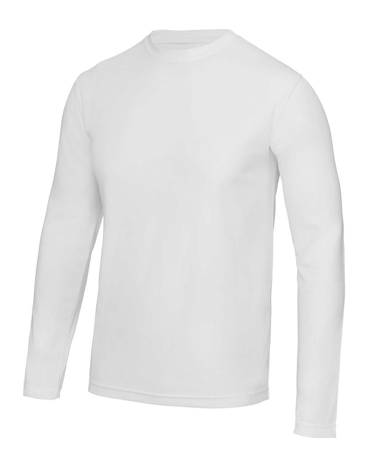 Besticktes, langärmliges Just Cool-Sport-T-Shirt für Erwachsene mit Feuchtigkeitsableitung