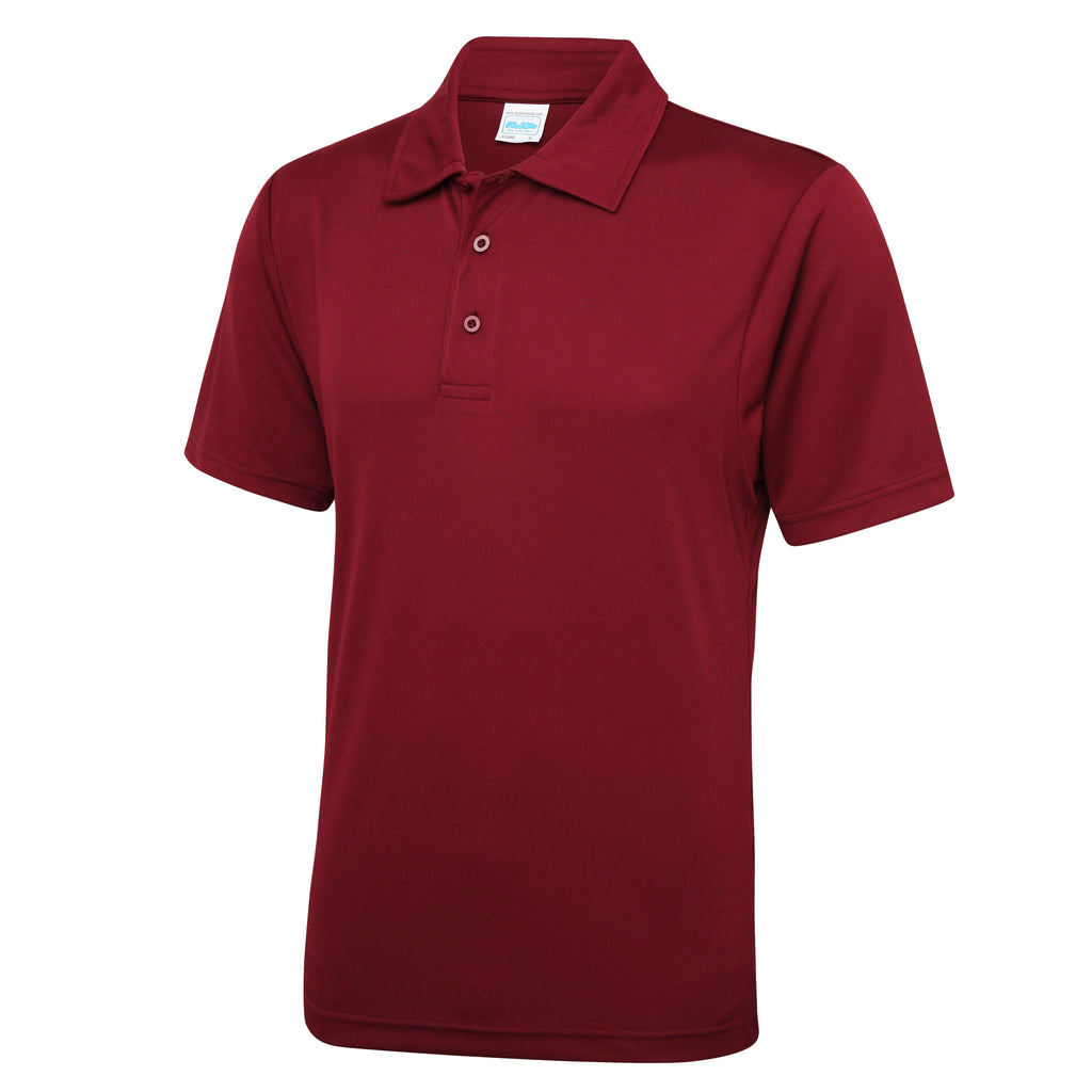 Besticktes Just Cool Feuchtigkeitsableitendes Sport-Poloshirt