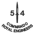 54 Commando Squadron RE Royal Engineers - Gesticktes Design - Wähle dein Kleidungsstück