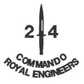 24 Commando Squadron RE Royal Engineers - Gesticktes Design - Wähle dein Kleidungsstück