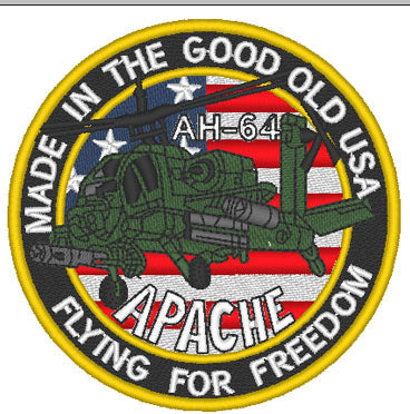 Apache / Made in the USA  - Embroidered - Choose your Garment