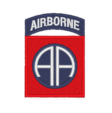 82. Luftlandedivision der US Army – Gesticktes Design – Wählen Sie Ihr Kleidungsstück