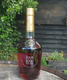 Engraved Happy Birthday Bottle Of Hennessy VS Cognac 70cl design -  your design /upload your artwork