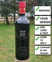 Engraved Bottle of Cockburns Port - Engraved with your design