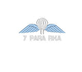 Embroidered Design - Choose your Garment -  7 Para RHA Airborne Parachutist Wings