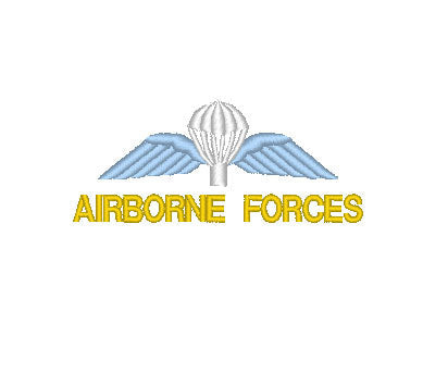 Embroidered Design - Choose your Garment - Airborne Forces Parachutist Wings
