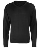 Embroidered - V Neck Knitted Jumper / Jumper